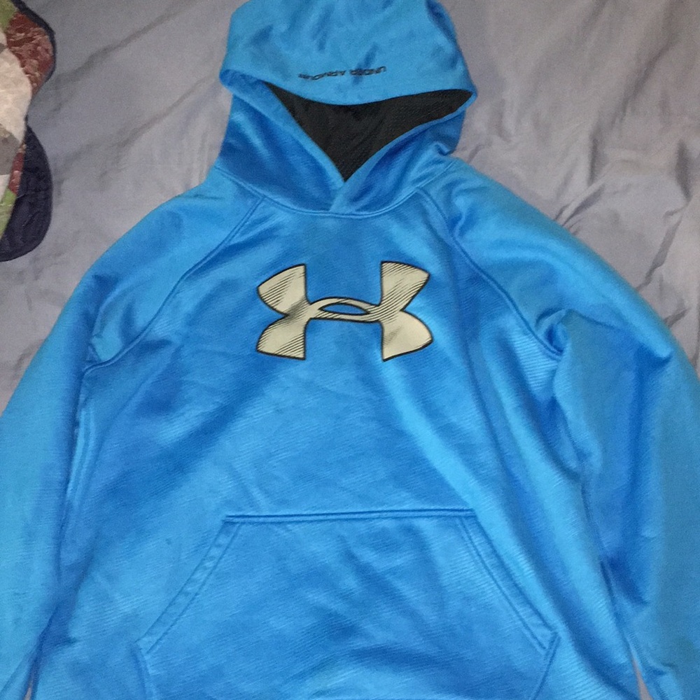Under Armor Blue Storm Boys Hoodie!